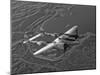 A Lockheed P-38 Lightning Fighter Aircraft in Flight-Stocktrek Images-Mounted Photographic Print