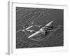 A Lockheed P-38 Lightning Fighter Aircraft in Flight-Stocktrek Images-Framed Photographic Print