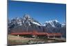 A lodge at Kongde in Everest region, Khumbu Region, Himalayas, Nepal, Asia-Alex Treadway-Mounted Photographic Print