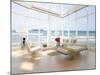 A Loft Apartment Interior with Seascape View-PlusONE-Mounted Photographic Print