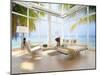 A Loft Apartment Interior with Seascape View-PlusONE-Mounted Photographic Print