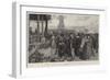 A London Fair, Friday at the Metropolitan Cattle Market-Charles Green-Framed Giclee Print