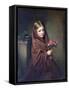 A London Flower Girl-Samuel Baruch Halle-Framed Stretched Canvas