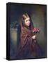 A London Flower Girl-Samuel Baruch Halle-Framed Stretched Canvas