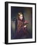 A London Flower Girl-Samuel Baruch Halle-Framed Giclee Print