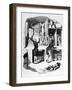 A London Pawnbroker-George Cruikshank-Framed Art Print