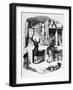 A London Pawnbroker-George Cruikshank-Framed Art Print