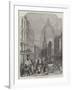 A London Thoroughfare, Fleet-Street-John Wykeham Archer-Framed Giclee Print