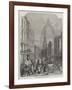 A London Thoroughfare, Fleet-Street-John Wykeham Archer-Framed Giclee Print