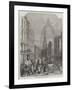 A London Thoroughfare, Fleet-Street-John Wykeham Archer-Framed Giclee Print