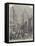 A London Thoroughfare, Fleet-Street-John Wykeham Archer-Framed Stretched Canvas