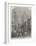 A London Thoroughfare, Fleet-Street-John Wykeham Archer-Framed Giclee Print