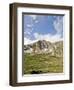 A Lone Backpacker Descends the Trail to Devil's Thumb Lake in the Indian Peaks Wilderness, Colorado-Andrew R. Slaton-Framed Photographic Print