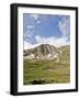 A Lone Backpacker Descends the Trail to Devil's Thumb Lake in the Indian Peaks Wilderness, Colorado-Andrew R. Slaton-Framed Photographic Print