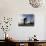 A Lone Cyclists Pedals Along Lake Michigan-null-Photographic Print displayed on a wall