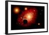 A Lone Planet Orbiting a Cluster of Red Giant Stars-null-Framed Art Print