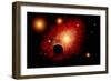 A Lone Planet Orbiting a Cluster of Red Giant Stars-null-Framed Premium Giclee Print