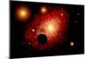 A Lone Planet Orbiting a Cluster of Red Giant Stars-null-Mounted Premium Giclee Print