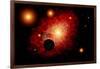 A Lone Planet Orbiting a Cluster of Red Giant Stars-null-Framed Art Print