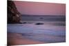 A Lone Wave Breaks Amongst The Pink Sky In Avila Beach, California-Daniel Kuras-Mounted Premium Photographic Print
