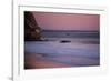 A Lone Wave Breaks Amongst The Pink Sky In Avila Beach, California-Daniel Kuras-Framed Photographic Print