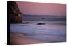 A Lone Wave Breaks Amongst The Pink Sky In Avila Beach, California-Daniel Kuras-Stretched Canvas
