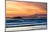 A Long Beach Sunset-Chuck Burdick-Mounted Photographic Print