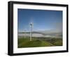 A Long Exposure by Moonlight of Windmills in Te Apiti Wind Farm, Manawatu, New Zealand-Don Smith-Framed Photographic Print