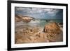 A Long Exposure During the Day by the Rock Formations Near Pedra Furada, Jericoacoara, Brazil-Alex Saberi-Framed Photographic Print