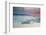 A Long Exposure of a Colorful Sunrise in the Atlantic Rainforest Beach in Ubatuba, Brazil-Alex Saberi-Framed Photographic Print