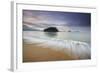 A Long Exposure of Praia Da Justa Beach at Sunrise-Alex Saberi-Framed Photographic Print