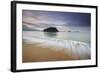 A Long Exposure of Praia Da Justa Beach at Sunrise-Alex Saberi-Framed Photographic Print