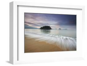 A Long Exposure of Praia Da Justa Beach at Sunrise-Alex Saberi-Framed Photographic Print