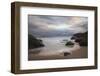 A Long Exposure of Praia Prumirim at Sunset in Ubatuba, Brazil-Alex Saberi-Framed Photographic Print