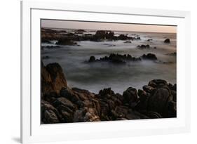 A Long Exposure Of Spanish Bay On The Pacific Coast Along 17 Mile Drive In Monterey-Jay Goodrich-Framed Photographic Print