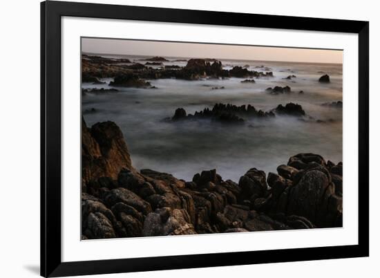 A Long Exposure Of Spanish Bay On The Pacific Coast Along 17 Mile Drive In Monterey-Jay Goodrich-Framed Photographic Print