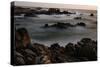 A Long Exposure Of Spanish Bay On The Pacific Coast Along 17 Mile Drive In Monterey-Jay Goodrich-Stretched Canvas