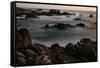 A Long Exposure Of Spanish Bay On The Pacific Coast Along 17 Mile Drive In Monterey-Jay Goodrich-Framed Stretched Canvas