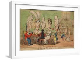 A Long Headed Assembly!!, 1806-Isaac Cruikshank-Framed Giclee Print