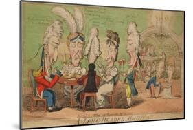 A Long Headed Assembly!!, 1806-Isaac Cruikshank-Mounted Giclee Print