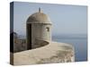 A Lookout Post Fortification with a View of the Adriatic Sea, on the City Wall, Dubrovnik, Croatia-Matthew Frost-Stretched Canvas