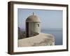 A Lookout Post Fortification with a View of the Adriatic Sea, on the City Wall, Dubrovnik, Croatia-Matthew Frost-Framed Photographic Print