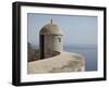 A Lookout Post Fortification with a View of the Adriatic Sea, on the City Wall, Dubrovnik, Croatia-Matthew Frost-Framed Photographic Print