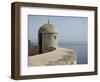 A Lookout Post Fortification with a View of the Adriatic Sea, on the City Wall, Dubrovnik, Croatia-Matthew Frost-Framed Photographic Print