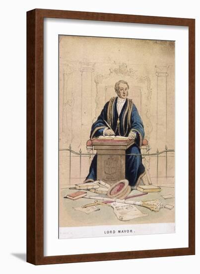 A Lord Mayor, 1855-Day & Son-Framed Giclee Print