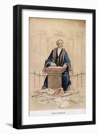 A Lord Mayor, 1855-Day & Son-Framed Giclee Print