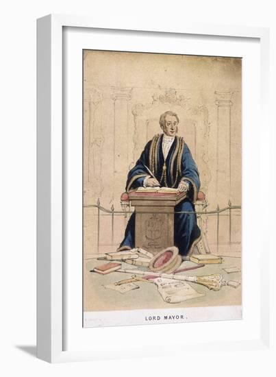 A Lord Mayor, 1855-Day & Son-Framed Giclee Print