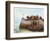 A Lost Cause: Flight of King James II after the Battle of the Boyne-Andrew Carrick Gow-Framed Giclee Print