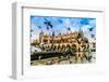 A Lot of Doves in Krakow Old City.-bloodua-Framed Photographic Print