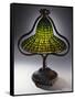 A 'Lotus Bell' Leaded Glass and Bronze Table Lamp-Guiseppe Barovier-Framed Stretched Canvas